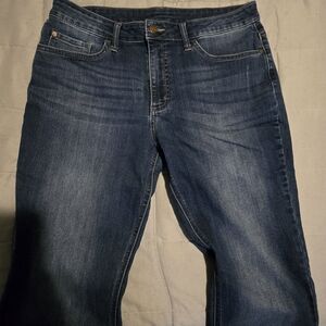 Women's Dark Blue Straight Leg Jeans Possibly Lee Jeans Size 12